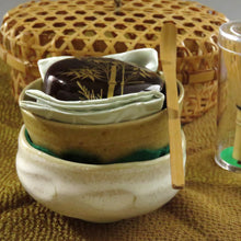 Load image into Gallery viewer, Small tea utensils set, nesting bowl, tea utensils, tea scoop, new chasen, 5-piece set dbsy10091-s
