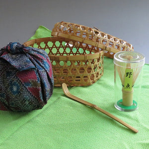 Small tea utensils set, nesting bowl, tea utensils, tea scoop, new chasen, 5-piece set dbsy10096-s