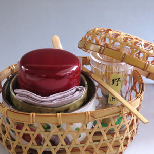 Small tea utensils set, nesting bowl, tea utensils, tea scoop, new chasen, 5-piece set dbsy10097-s