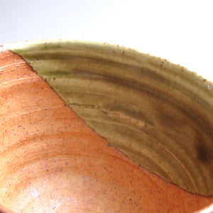 Small nesting tea bowl, Shigaraki ware tea bowl, Shimizu burnt ash glaze tea bowl, tea box, tea basket, portable dbsy10118-s
