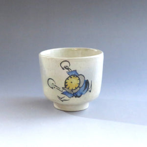 Small nested tea bowl Second generation Shunji Kato Tea bowl Minato ware Sparrow dance picture tea bowl Circa 1900 Tea box Tea basket Portable dbsy10125-s