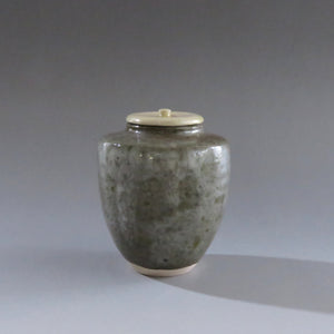 Minato-yaki tea bowl, Yoshimukai-yaki tea holder set, replacement tea ware, Otsu Fukurozoe dbsy10142-e