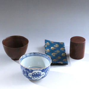 Takatori tea bowl Imari ware tea bowl Natsume Fukusa set dbsy10144-e