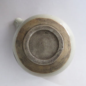 時代 絵瀬戸 片口 鉢 1300㏄ 明治期(1890年)頃 水切れ良 大型 抹茶注ぎ分けにも dbsy10204-i