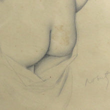將圖片載入圖庫檢視器 フランス ヴィンテージ デッサン 素描 作家不明 ロベール作 裸婦 DOUA NE OENTRAL PARIS GSBY1189-8
