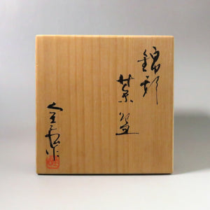YASUDA Zenko (Shiga Prefecture 1926-?) Nishikisai tea bowl dbsy10448