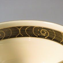 Load image into Gallery viewer, Awata Shozaemon Awata Yaki Oshikoji Kiln Colored Gold Painting Bamboo Painting Tea Bowl dbsy10442
