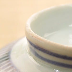 时期（1850年左右）伊万里型乌龙染色茶碗dbsy6527-R