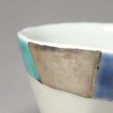 Load image into Gallery viewer, Ryo Sato Kutani ware colored silver cup with box dbsy6577-k
