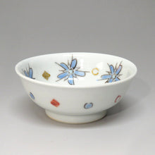 Load image into Gallery viewer, Ryo Sato Kutani ware colored flower pattern cup with box dbsy6578-k
