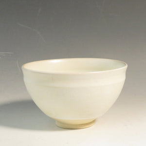 TERAIKE Shizuto Kyoto,1933‐ ) White Tea Bowl Shiro Tenmoku dbsy10465-n
