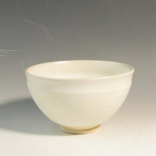 Load image into Gallery viewer, TERAIKE Shizuto Kyoto,1933‐ ) White Tea Bowl Shiro Tenmoku dbsy10465-n
