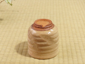 My first tea utensils: Hagiyaki Houkime cylindrical tea bowl s15-q