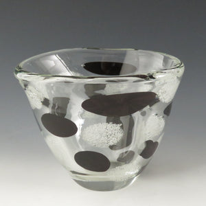 IWATA-Toushiti Tokyo Glass vase July 1950 Solo exhibition at Kobe Daimaru Same box dbsy9545-9