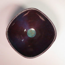 将图片加载到图库查看器，Berndt Friberg (1899-1981/瑞典) Gustavsberg Aniara 釉碗（1074 年制造），配有纯丝纪念品袋和角柱，也可搭配抹茶碗 dfsy10279-9
